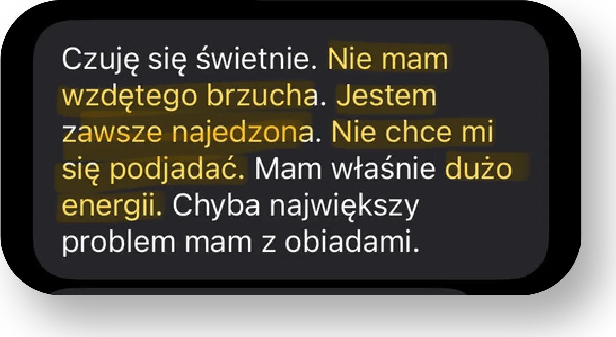 Opinia klientki